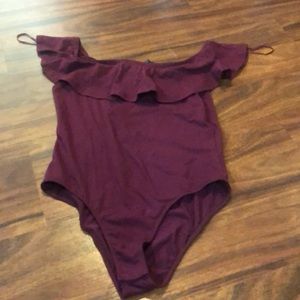 Precious off shoulder bodysuit size medium